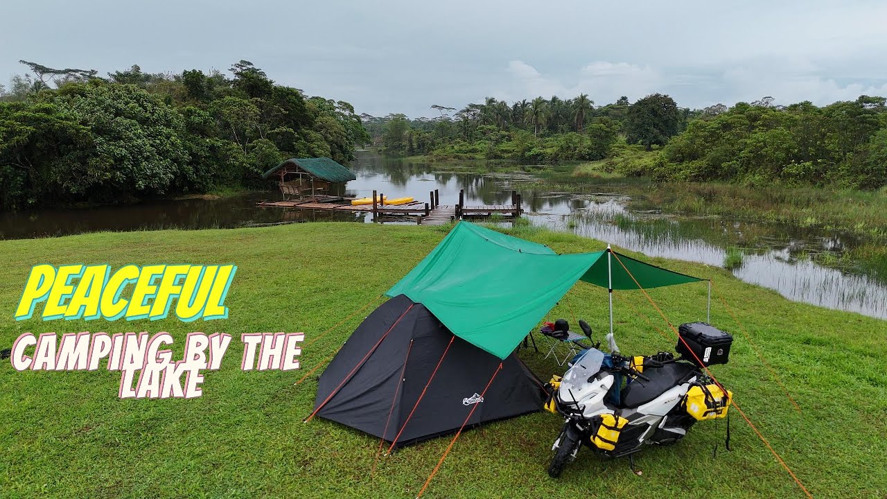 Motocamping in Heavy Rain @Kamp Kokomo