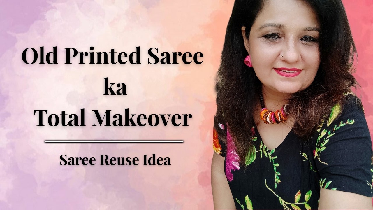 Old Printed Saree Se Stylish Combo Set | Amazing Reuse & Refashion Idea