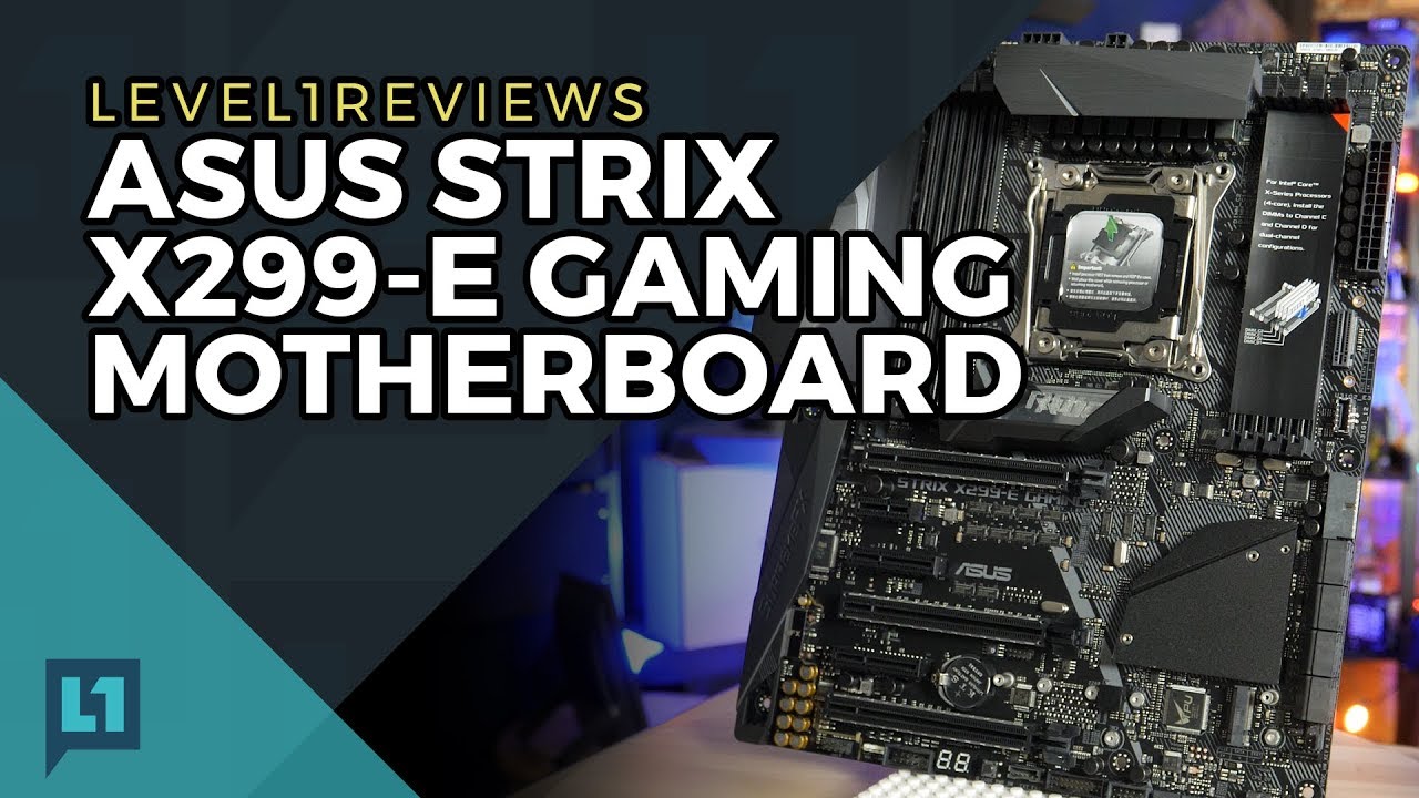 ASUS Strix X299-E Gaming Motherboard Review + Linux Test