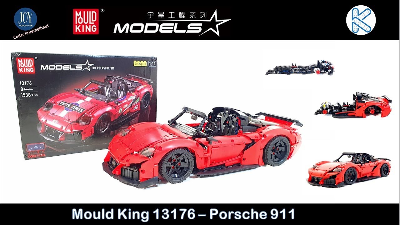 Aufbau! Mould King 13176 Porsche 911