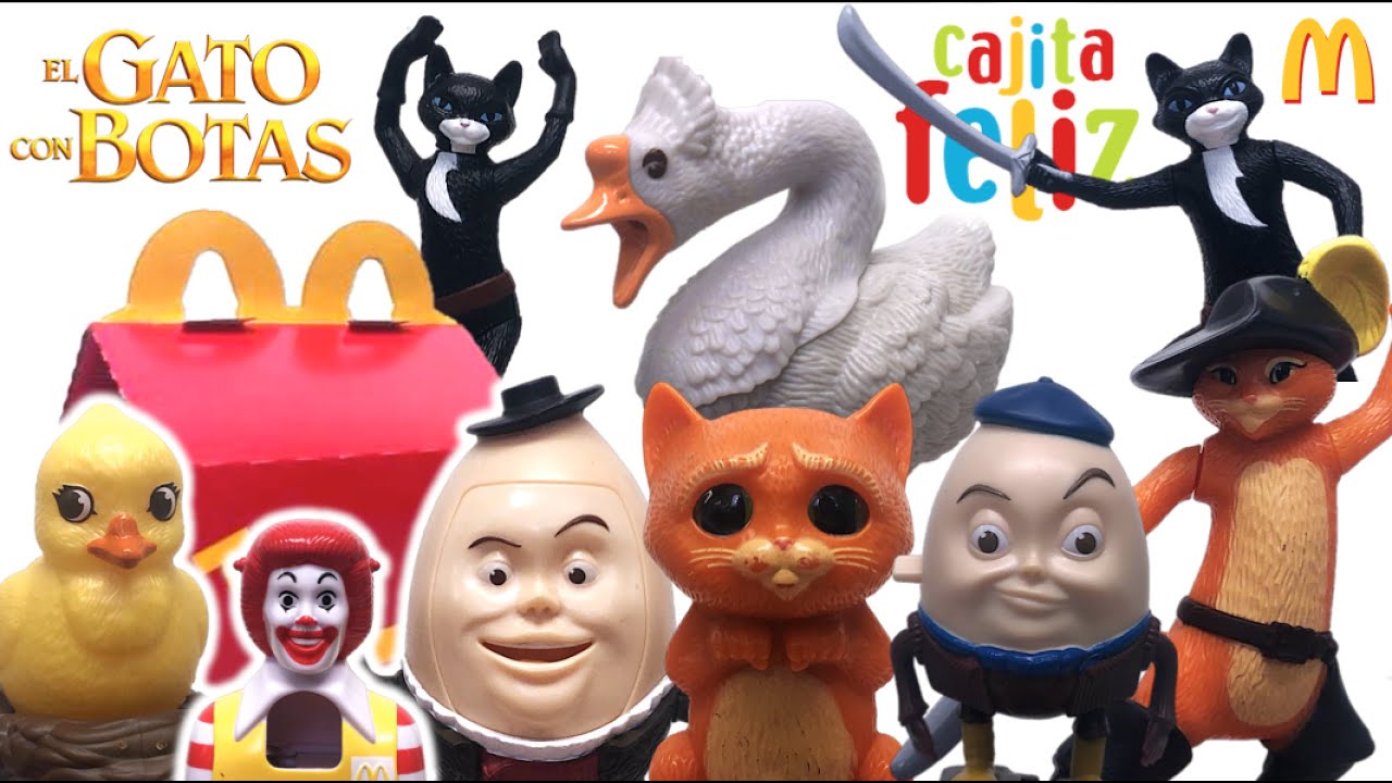 Cajita Feliz - El GATO con BOTAS (2011) McDonalds Colección RETRO - TOY SHOTS