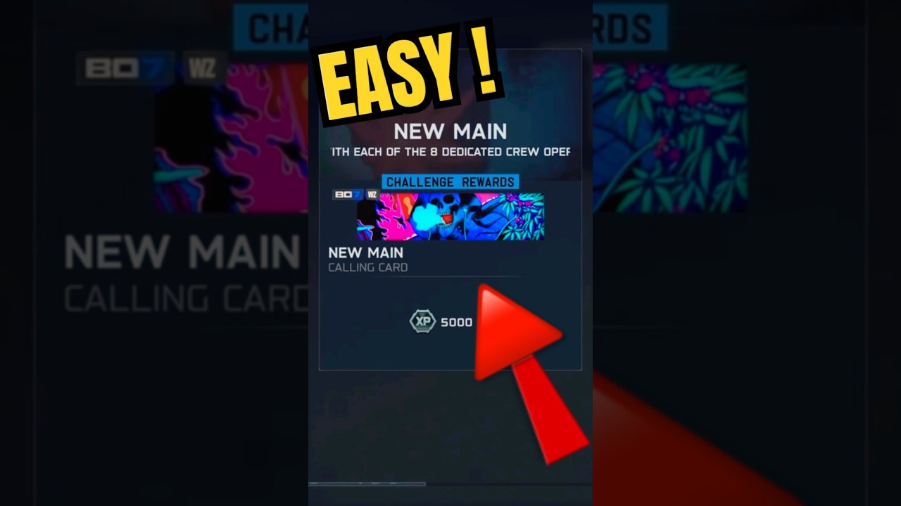 “ NEW MAIN “ Dark Ops Calling Card Guide on BO7 Zombies !!! 