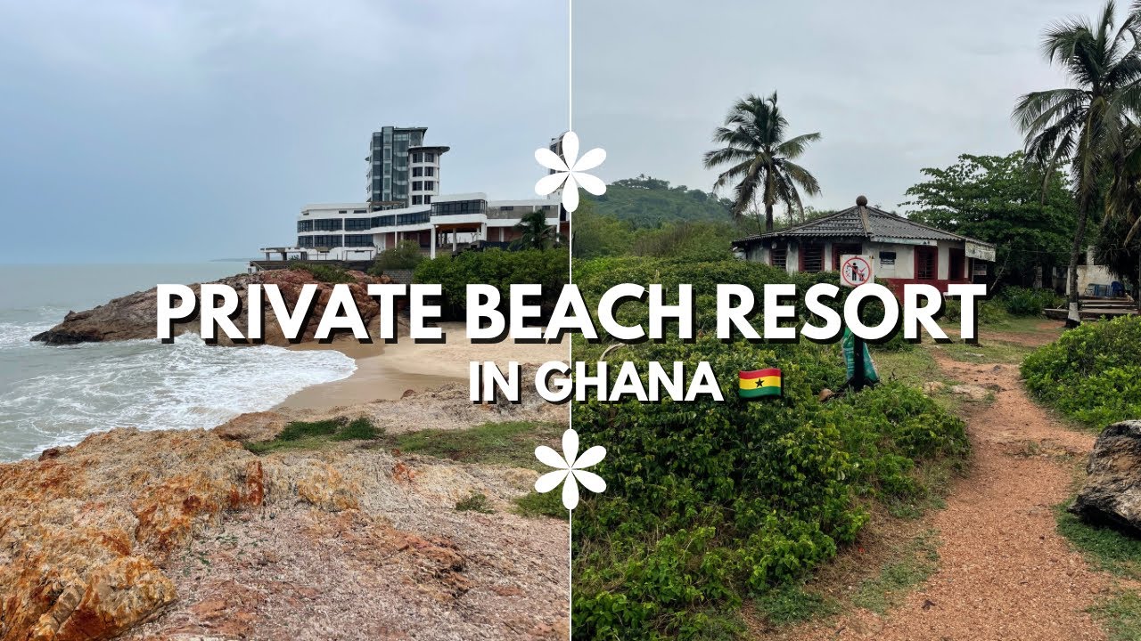 VLOG | Camping trip at a private beach resort in Kokrobitey, Ghana 🇬🇭 | beach party, games, etc
