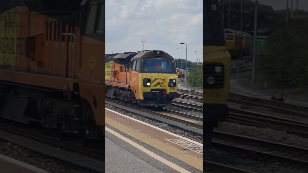Thursday 23rd July 70806 departs Westbury Yard