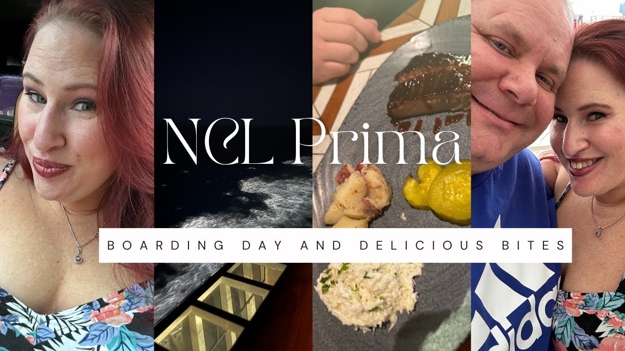 NCL Prima Boarding day, Fabulous Food Hall Bites and Late Night Lounging