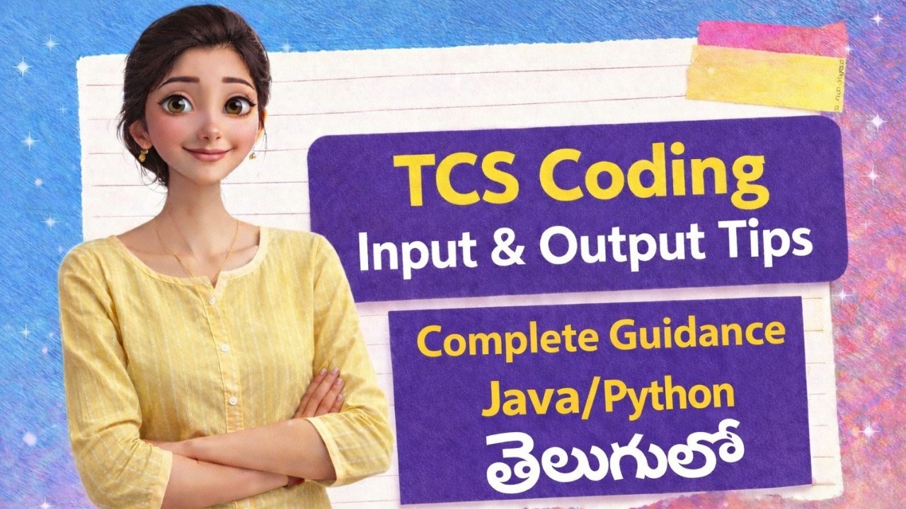 TCS NQT Coding Preparation Guide | TCS NQT Coding Input & Output Tips | TCS NQT guide in Telugu