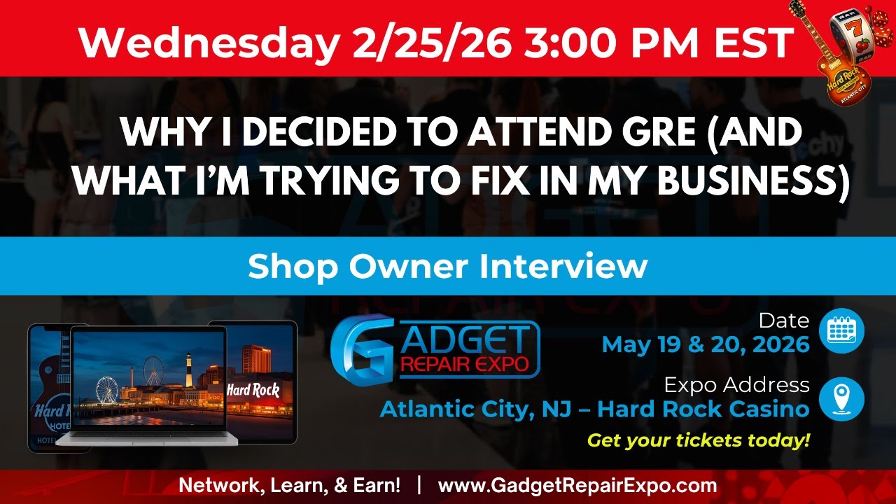 Shop Owner Interview: “Why I decided to attend GRE (and what I’m trying to fix in my business)” 📱