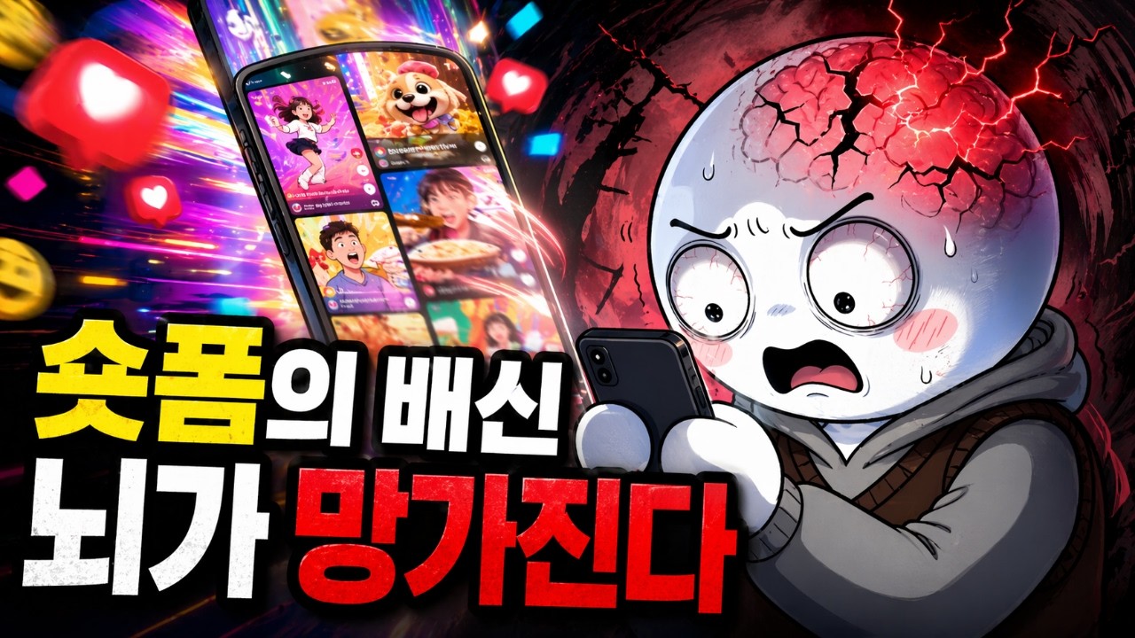 숏폼이 중독되면 위험한 이유, 당신은 쉬는 게 아니었습니다 #심리학