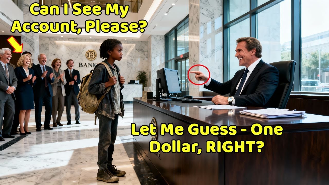 "Can I See My Account?" Ragged Black Girl Asked — Rich Man Mocked, Until Screen Showed $50M