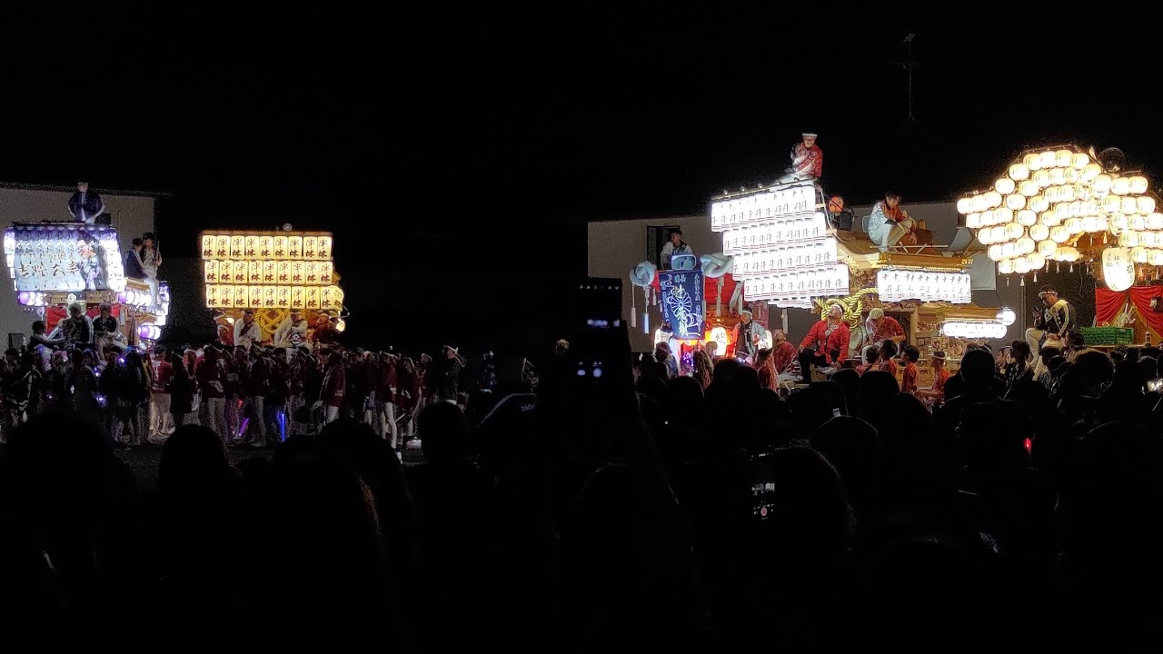 だんじり 藤井寺市 東連合 2024/10/12 ~ Fujiiderashi Danjiri night festival ~