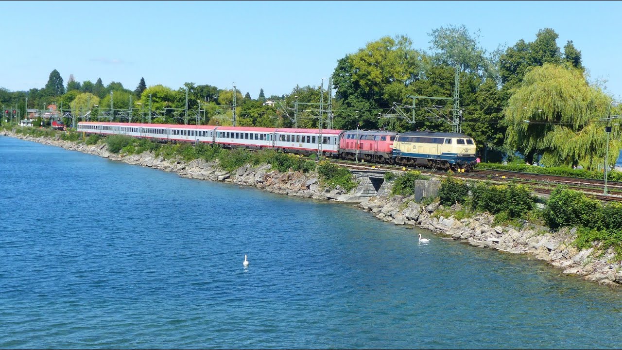 Z&uuml;ge in Lindau [#2] mit [BR218 Conny] BR1116 BR1144 BR612 BR245