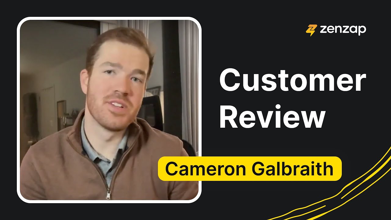 Zenzap Work Comms Review 2025 - Cameron Galbraith on the App That Changed His Work