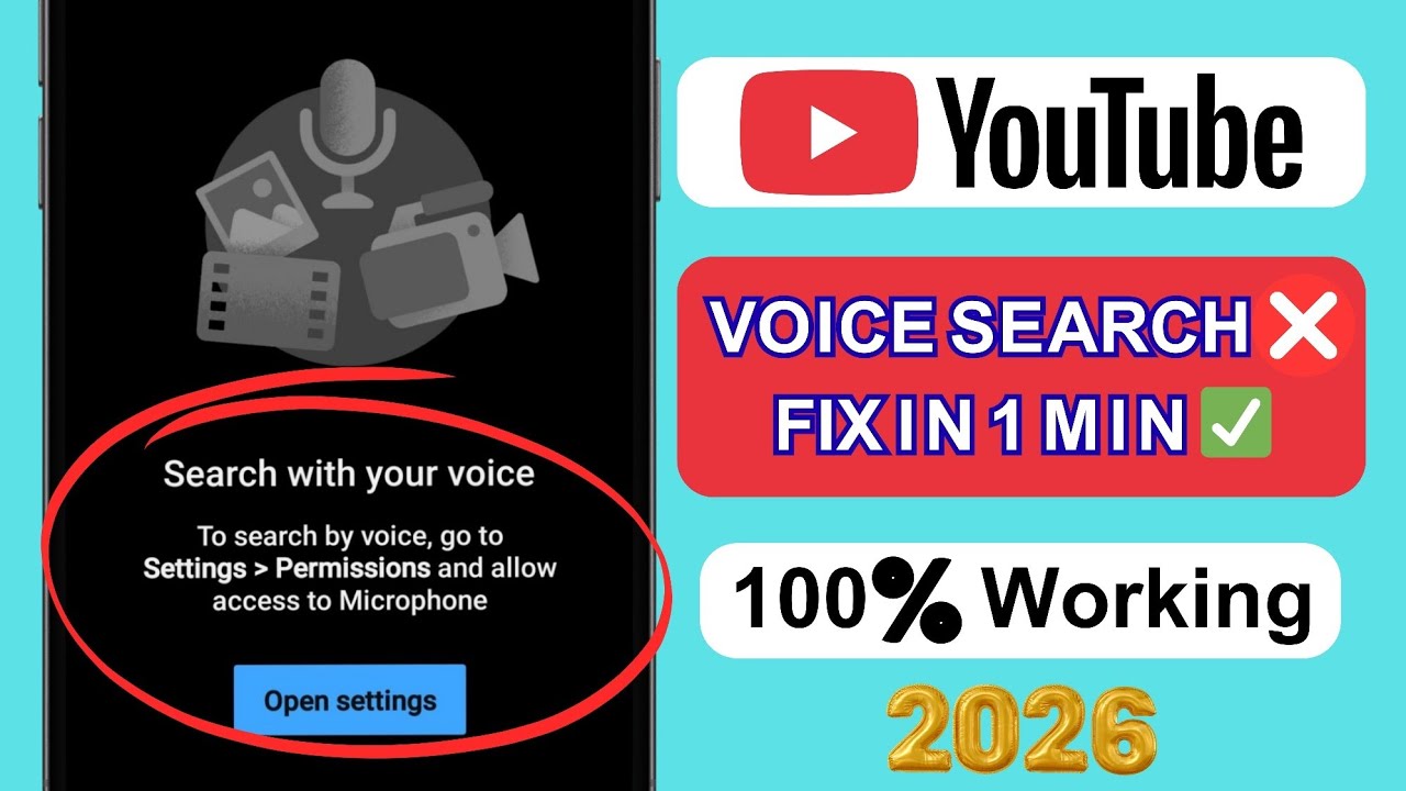 YouTube Voice Search Not Working on Android (Microphone Permission Fix) | 2026 USA