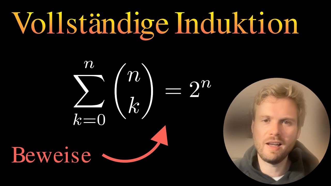 Beweise mit vollständiger Induktion - Übung (Summe der Binomialkoeffizienten)