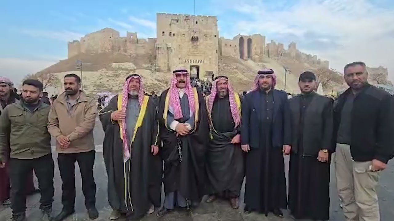 @ من زيارة الشيخ فيصل سالم الزيانات إلى مدينة حلب بعد غياب 13 عام