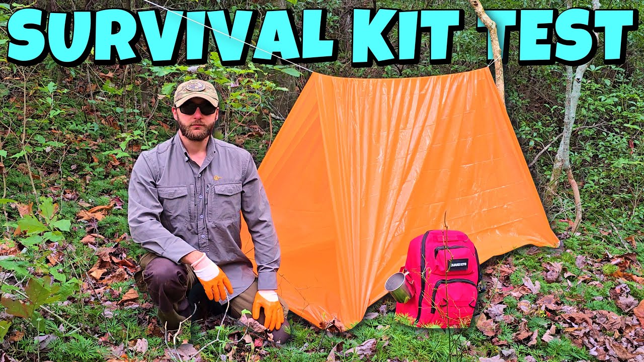 72HR Emergency Kit Cold & Windy Overnight Test In The Mountains (QUAKE KITS)