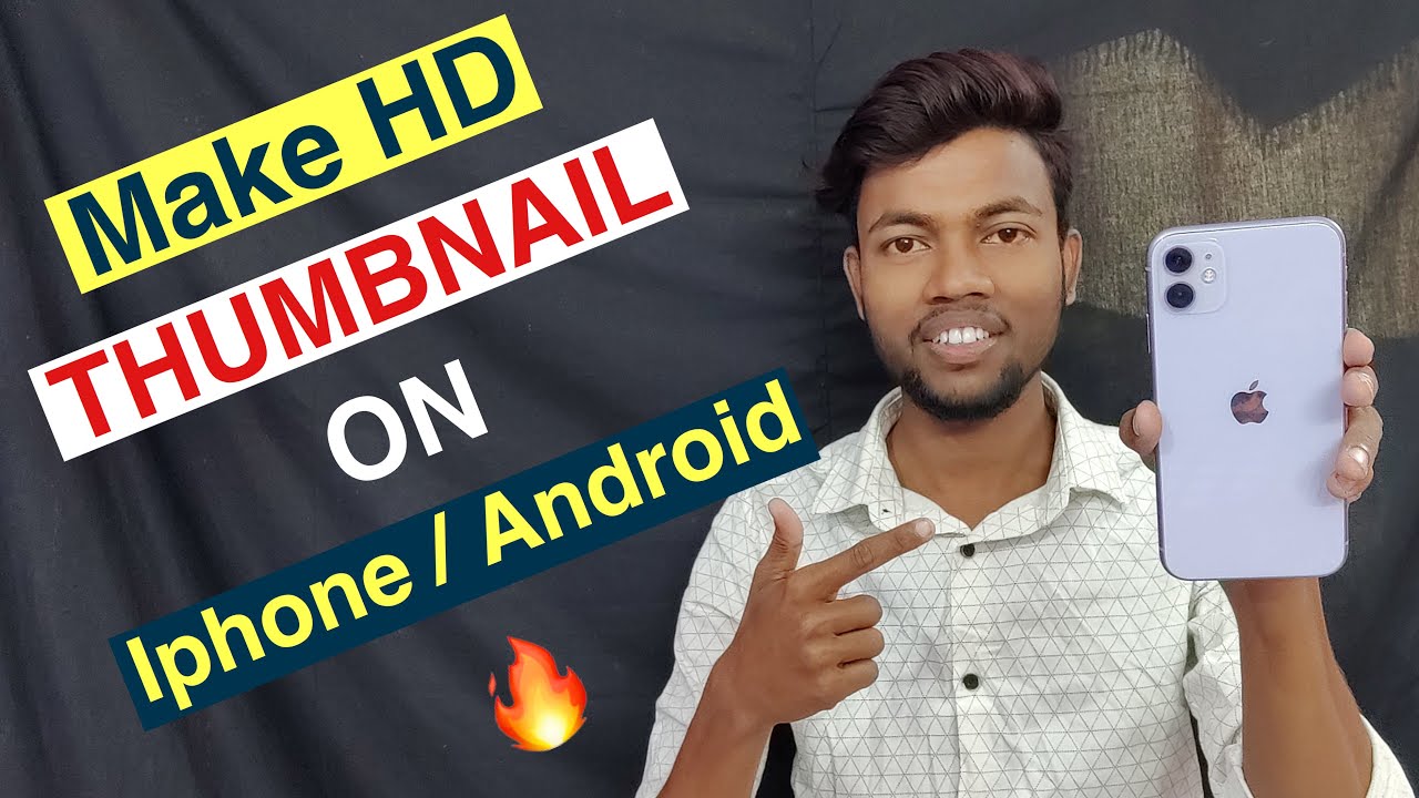 How To Make Youtube Thumbnail On Iphone & Android
