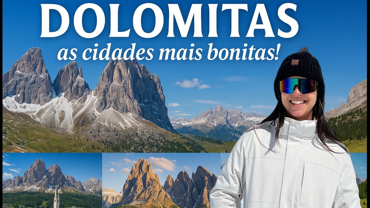 DOLOMITAS (o lugar mais lindo do mundo) 🏔️ Vilarejos incríveis na Itália! Nunca vi algo igual 🤩