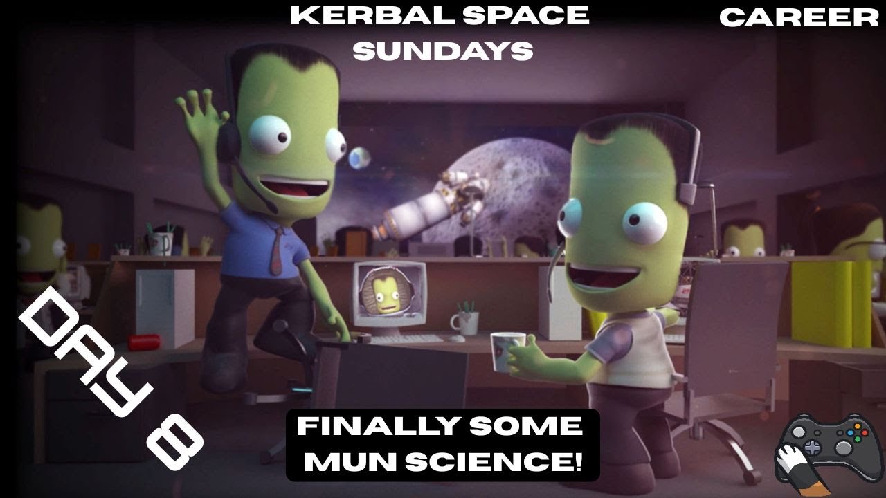Kerbal Space Sundays - Career Day 8 - Can We Finally Get Another Mun Landing?!