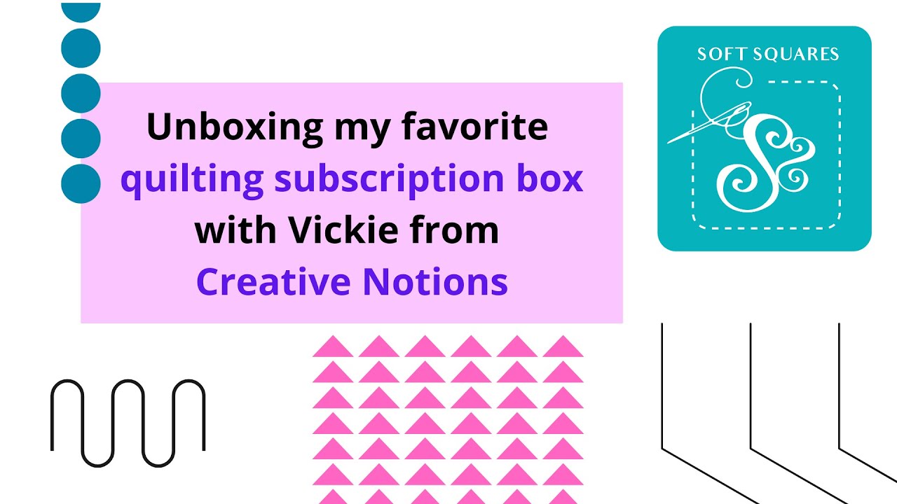 Unboxing Creative Notions' subscription box for Dec. This is a sneak peek of what is in the mail.