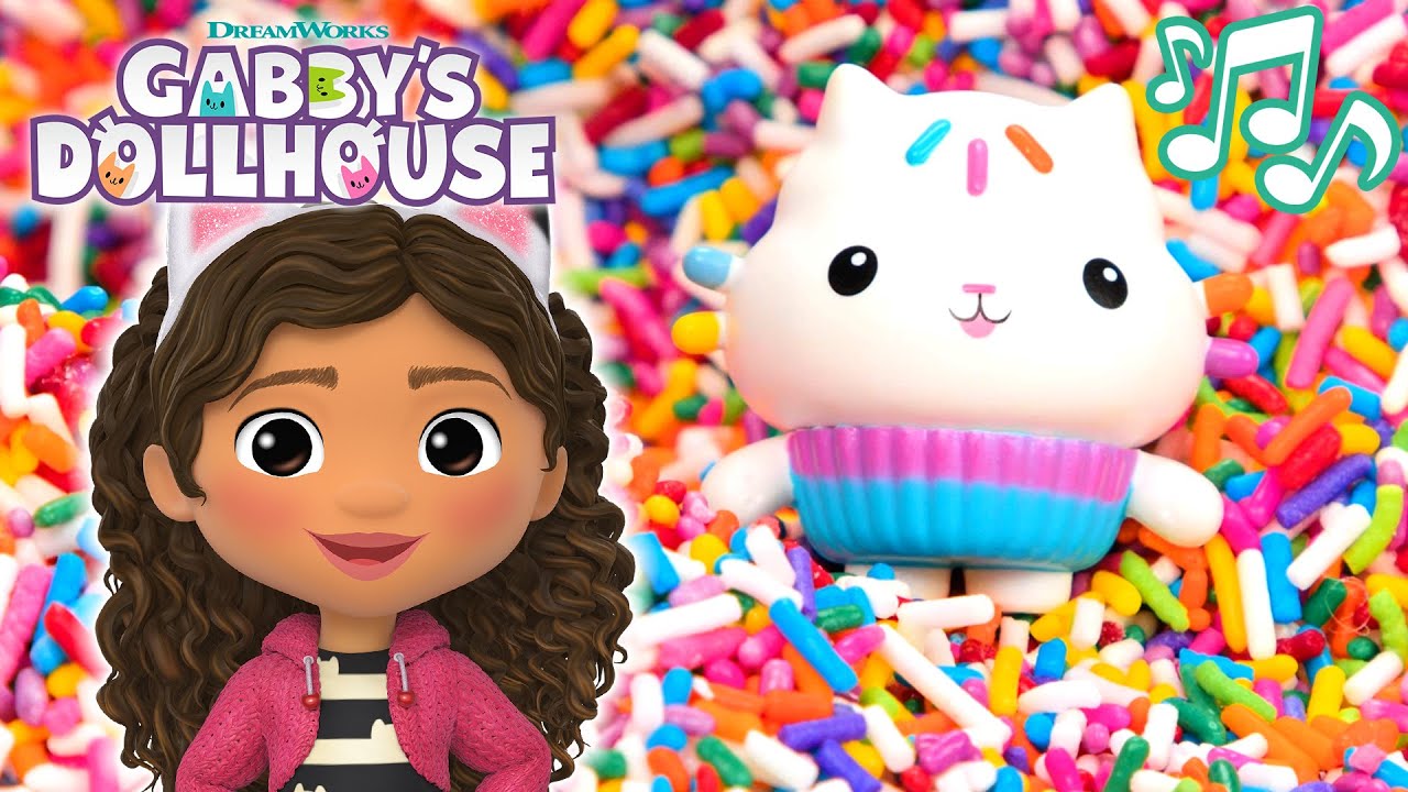 🎶Sprinkle Party Music Video🎶 (With Toys!) | GABBY'S DOLLHOUSE TOY PLAY ADVENTURES