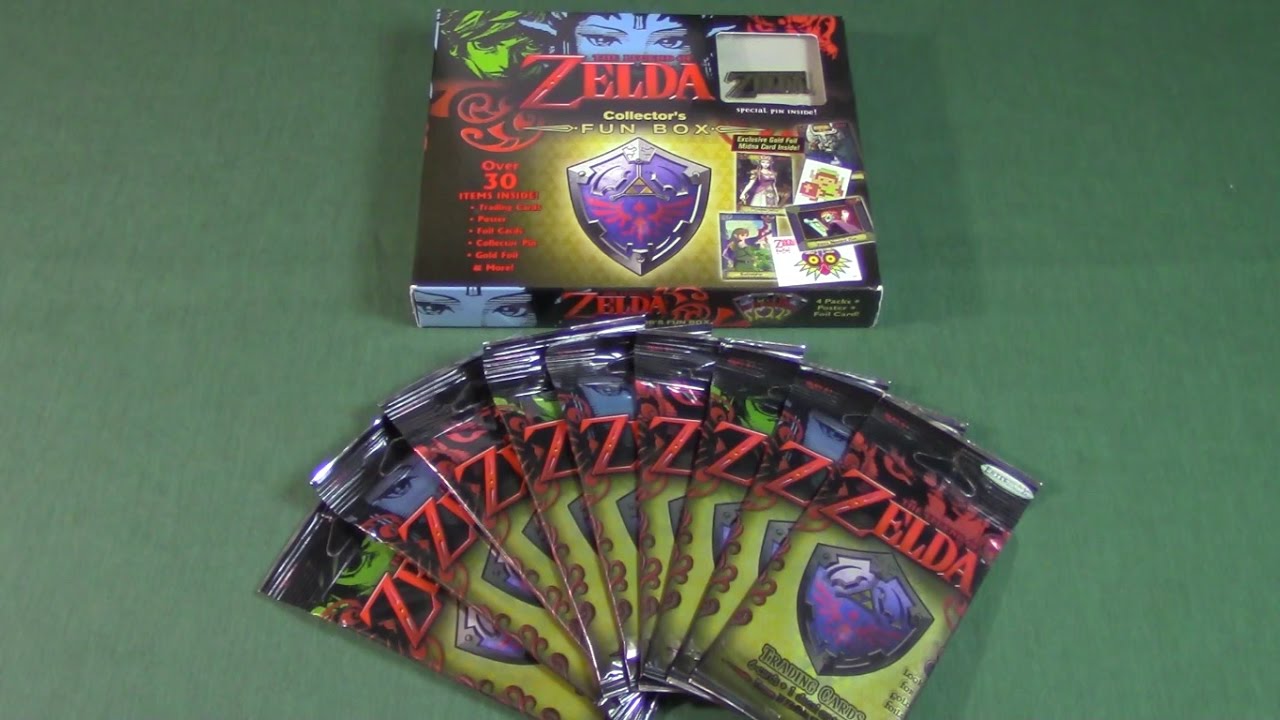 ASMR The Legend of Zelda Card Opening