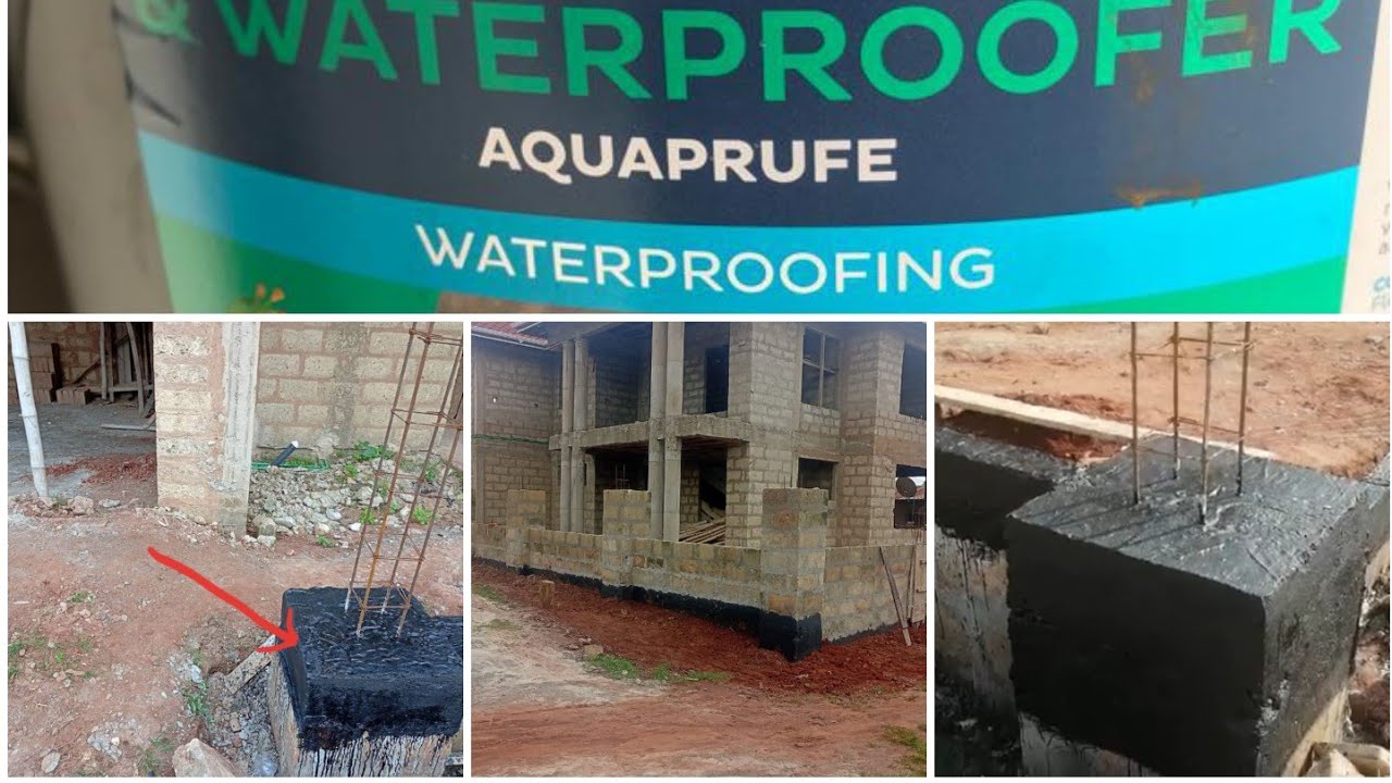 Building in Ghana 🇬🇭 Episode 8: Fence Wall, Damproofing & Waterproofing