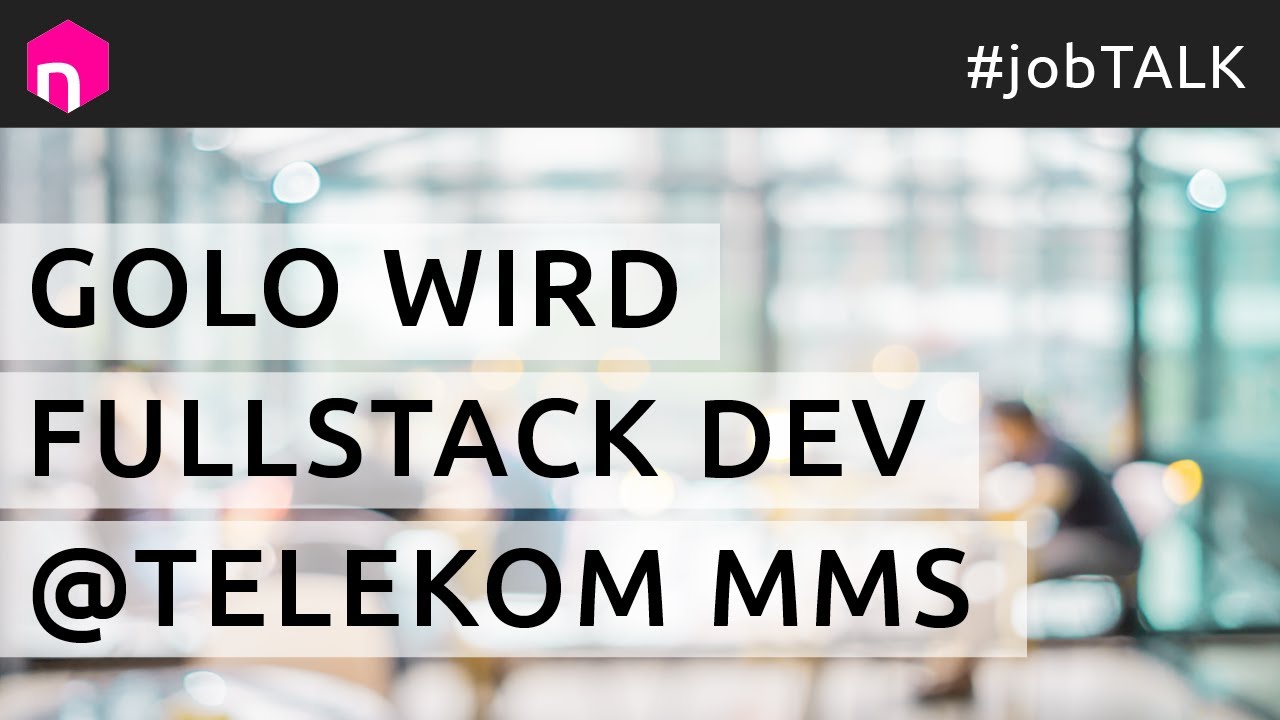 Golo Roden wird Fullstack Developer bei der Telekom MMS (ehemals T-Systems MMS) // deutsch