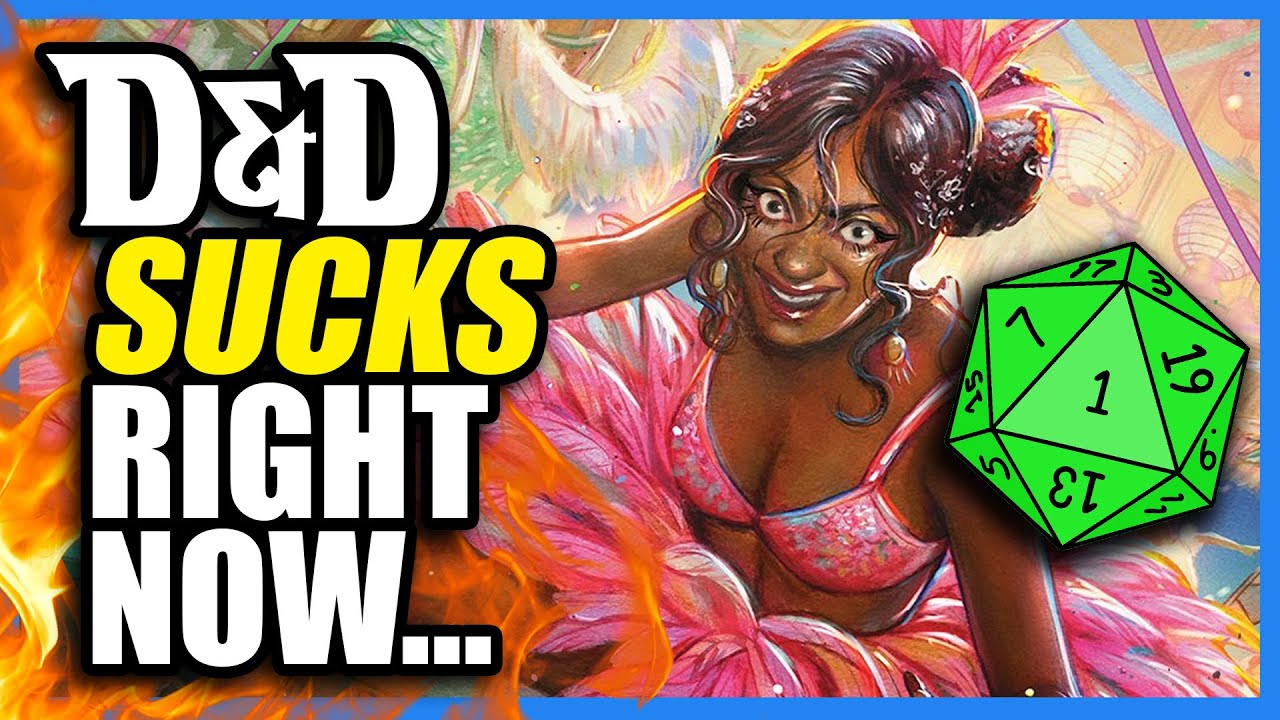 Dungeons & Dragons SUCKS Right Now! WotC Tweets About SHOWGIRLS in DnD?! | Clownfish TV
