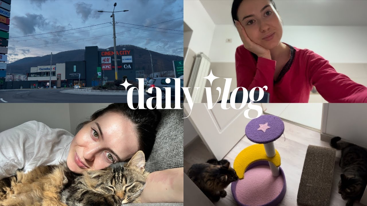 Daily | Le-am luat sisal pisicilor | Cum arată o zi din viața mea când sunt singură | Stresul nunții