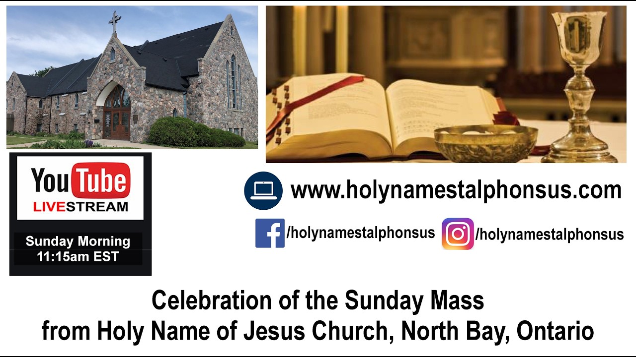 11:15am Sunday Mass LIVE! (February 22, 2026: First Sunday of Lent)