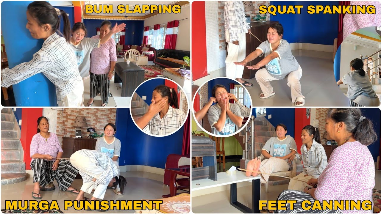 Bum Slaps + Squat Spanking / Murga Punshment / Funny Video / Priyasheetalgamez