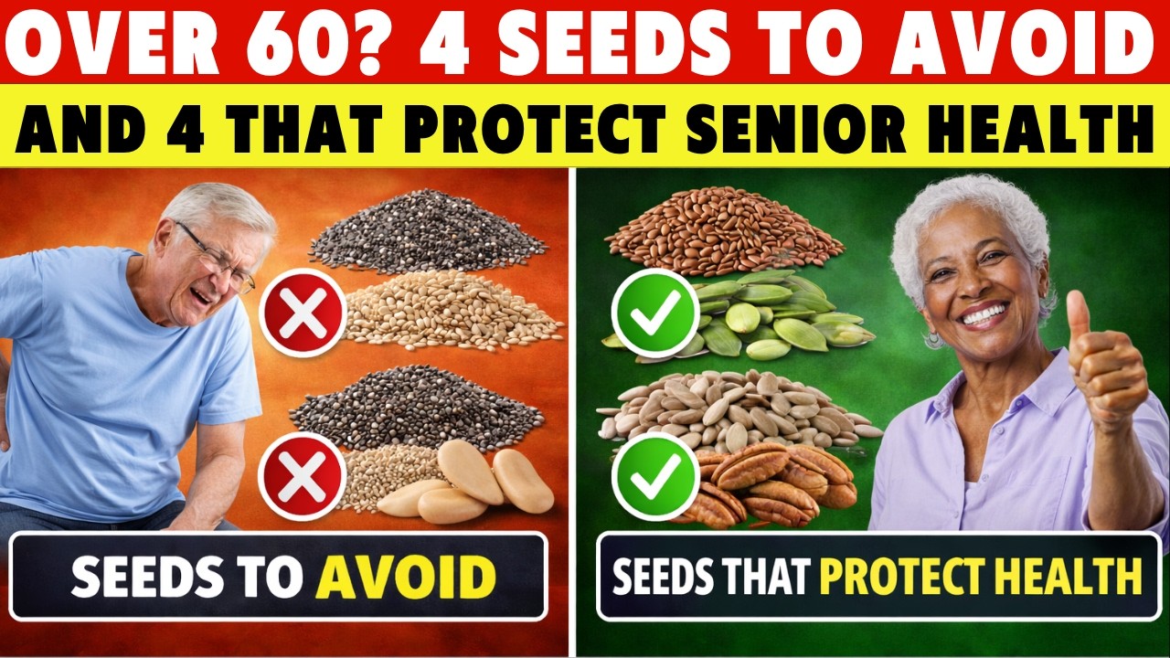 Over 60? 4 Seeds to AVOID and 4 That PROTECT Your Health | Senior Health Tips