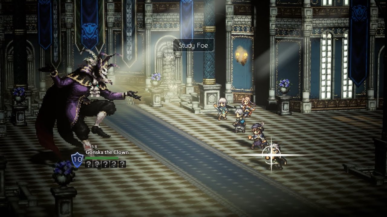 (Octopath Traveler COTC) EXTRA , -Master of All- Chapter VII: Gonska the Clown Boss Battle