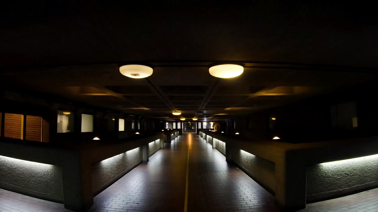 Walking in London: Barbican [4K, Binaural]