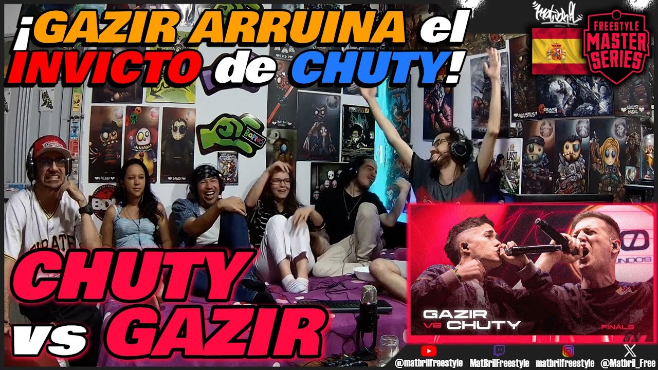 🔴COLOMBIANOS REACCIONAN a CHUTY vs GAZIR - ¡GAZIR lo VUELVE a HACER! [FMS ESPAÑA FINAL 2023]