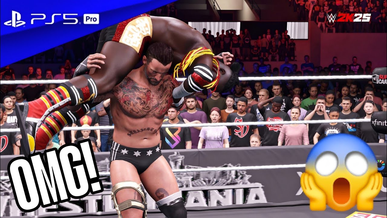 WWE 2K25 - Oba Femi vs. CM Punk WWE World Championship Match at WrestleMania 42 | PS5 Pro [4K60 HDR]