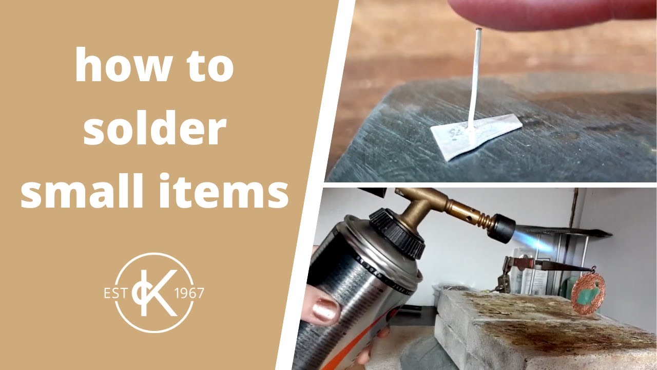 Soldering Small Items (Earring Posts & Jump Rings) | 12 Months Of Metal