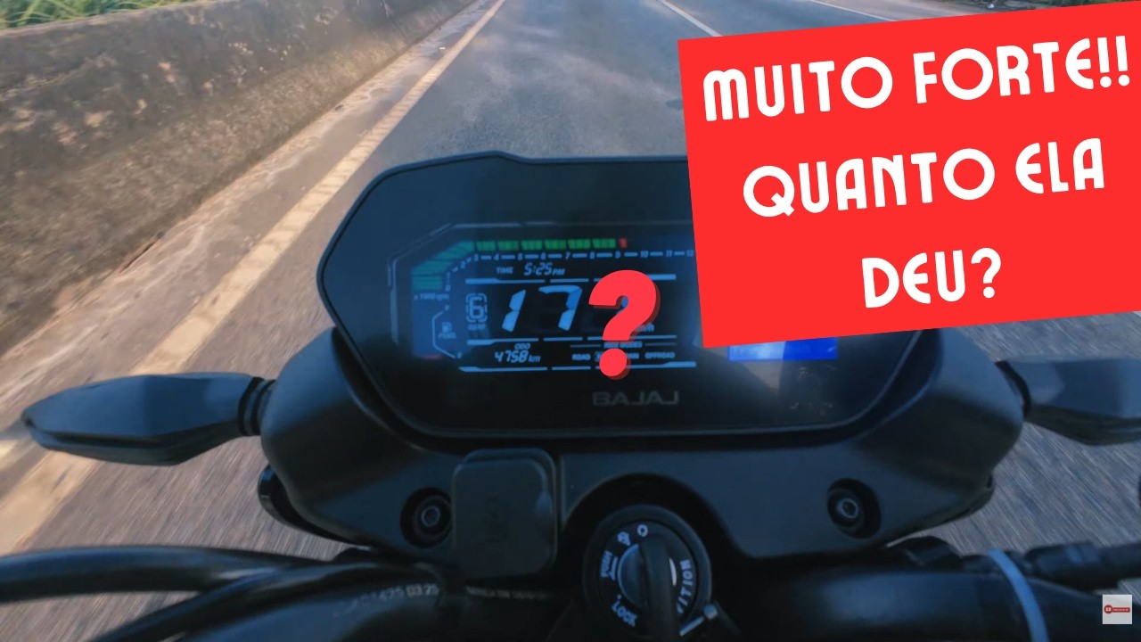 NS400z TOP SPEED com Ponteira HPCorse NA RETA!