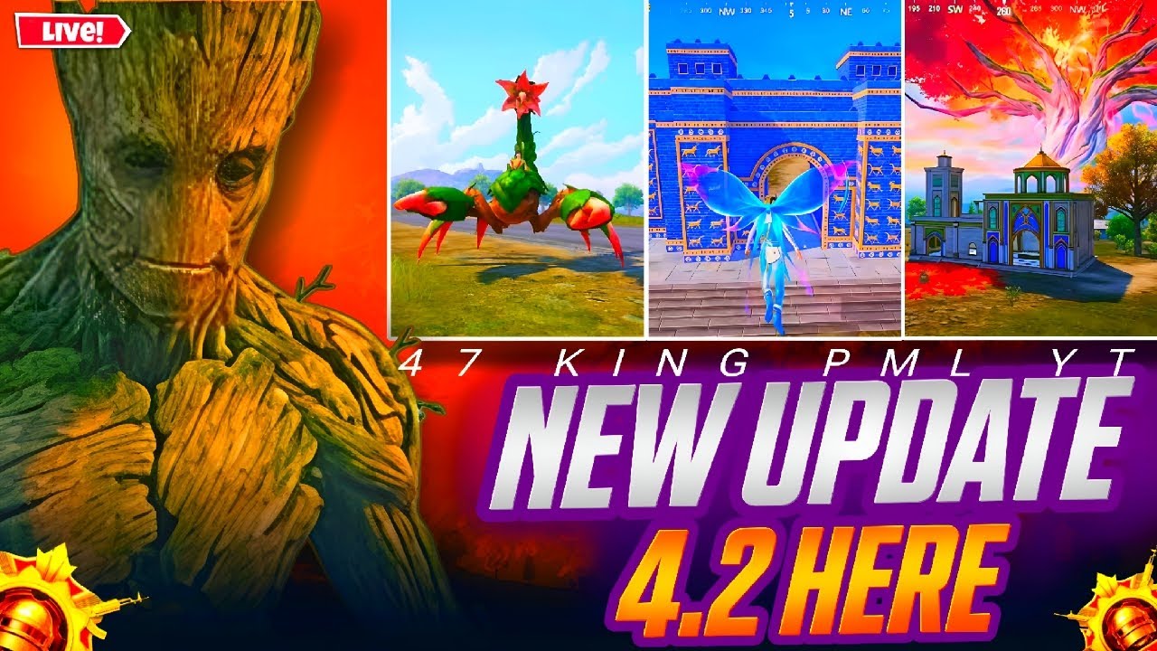 47 KING PML YT is live 🔴 BGMI NEW 4.2 UPDATE HERE 😍 ENJOY WITH 47KING 😍🔥 FULL BOOM 💥BGMI 4.2💥