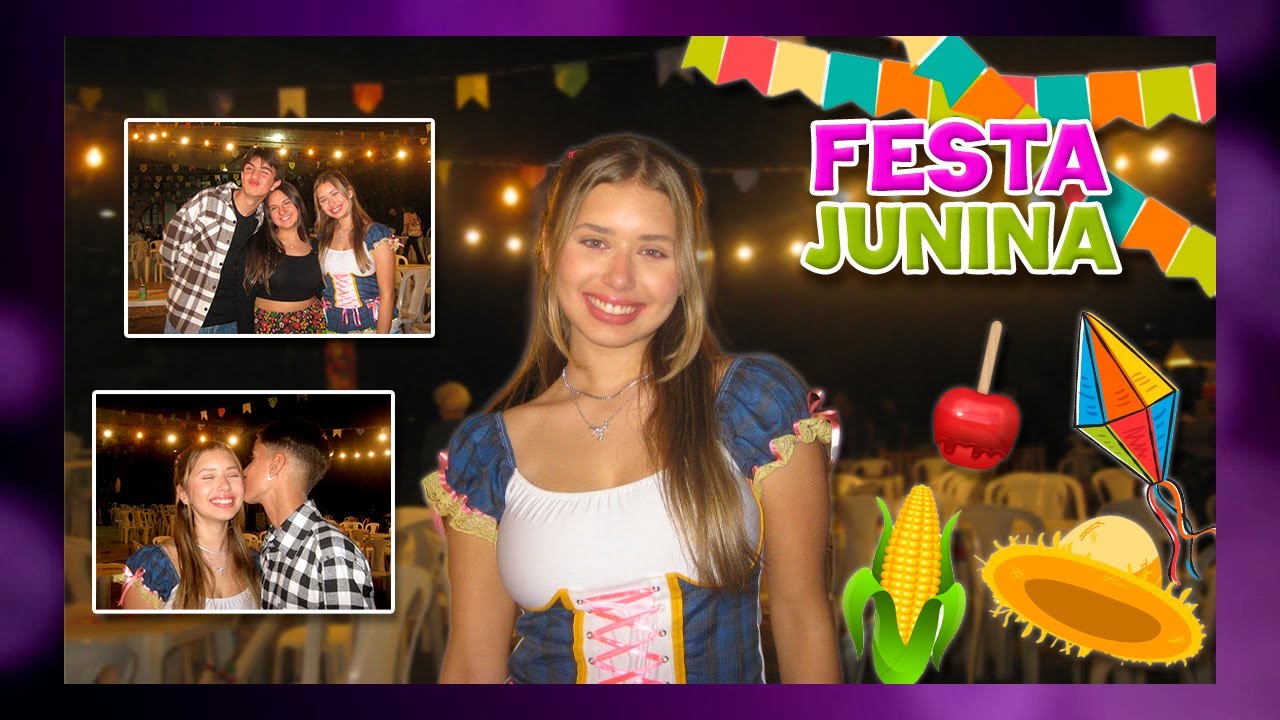 UM DIA INTEIRO COMIGO NA FESTA JUNINA DA ESCOLA! - Luiza Vinco