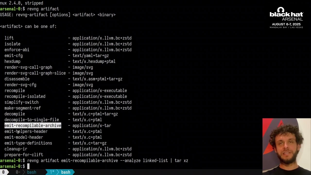 A tutorial on rev.ng (Black Hat USA Arsenal 2025, part 1)