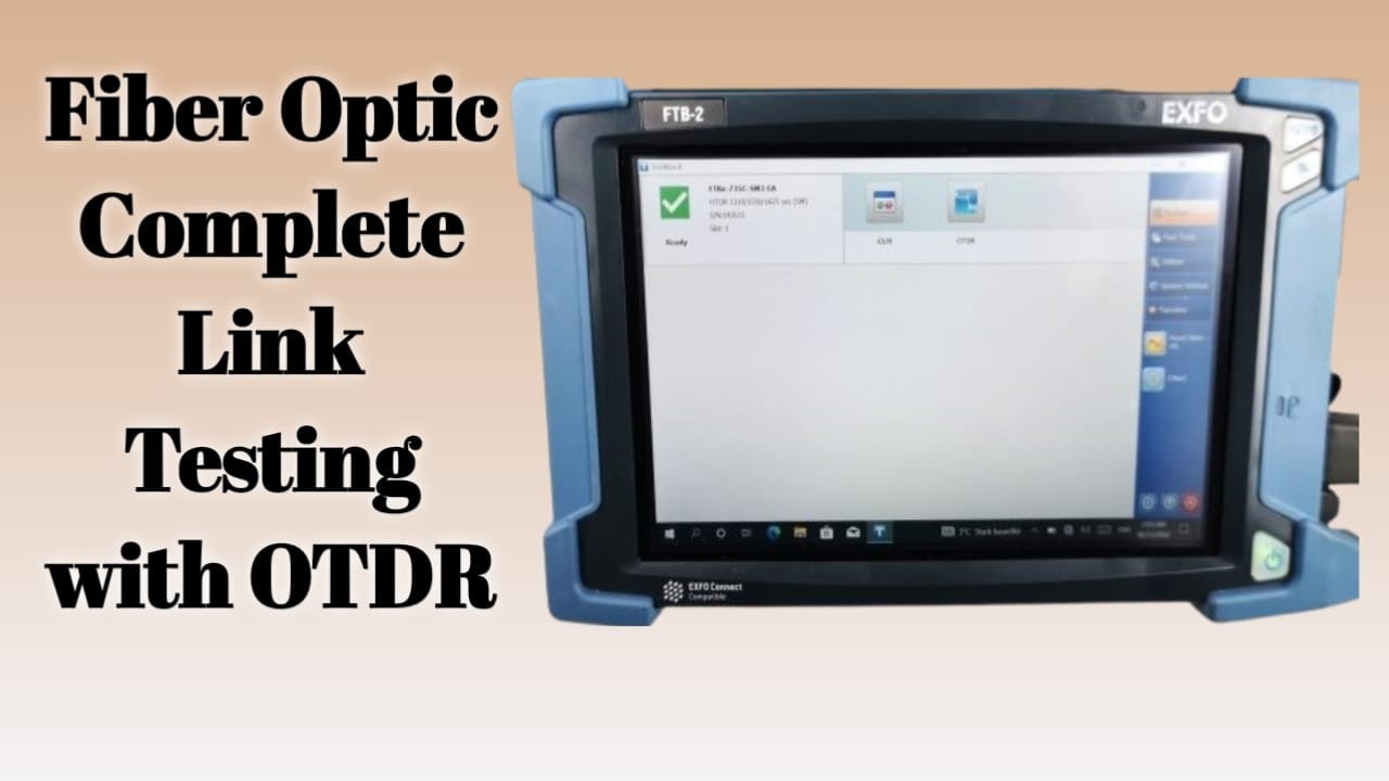 Comprehensive OTDR Testing of 20.3 km Optical Fiber Link | How to use OTDR & Read the Trace | OTDR