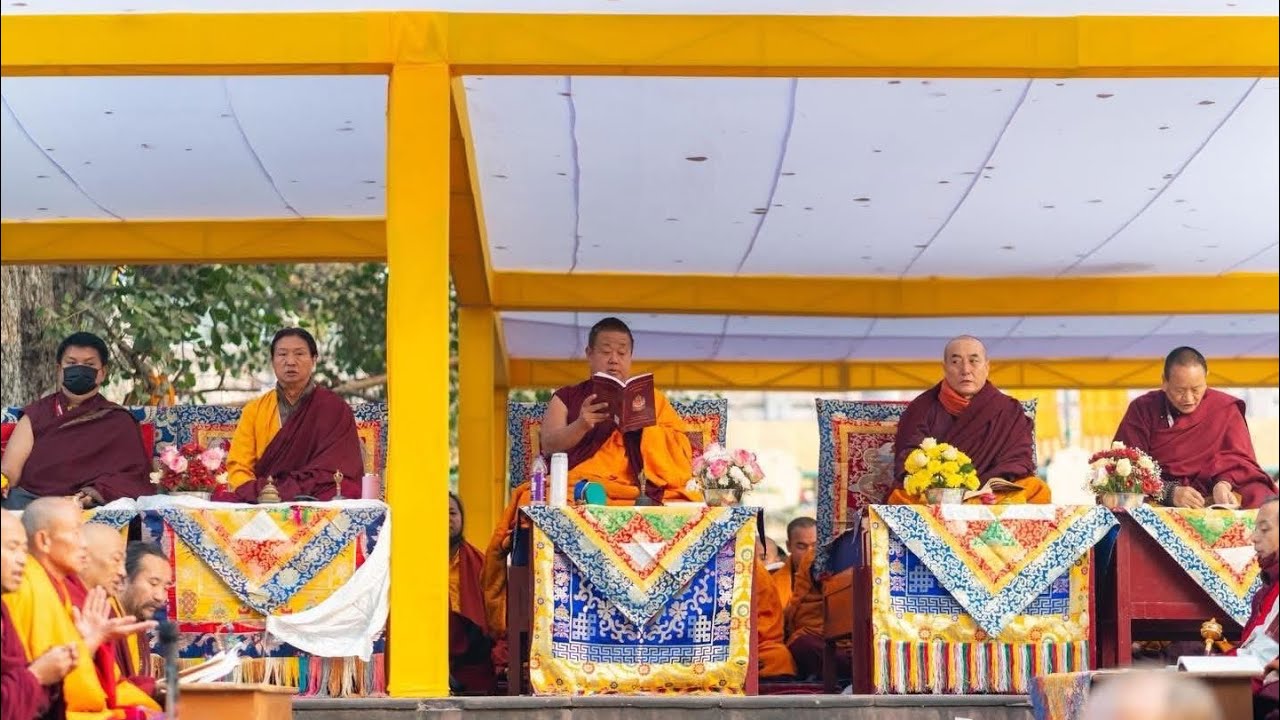 The 37th Ngagyur Nyingma Monlam Chenmo 2026 Day 4 Afternoon.