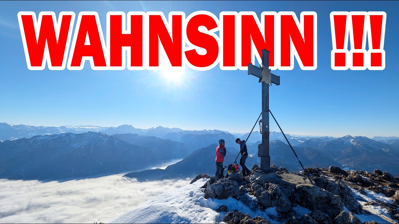 Hochstaufen im Winter: Goldtropfsteig & Steinerne Jäger | Winterbergsteigen #bergsteigen #winter