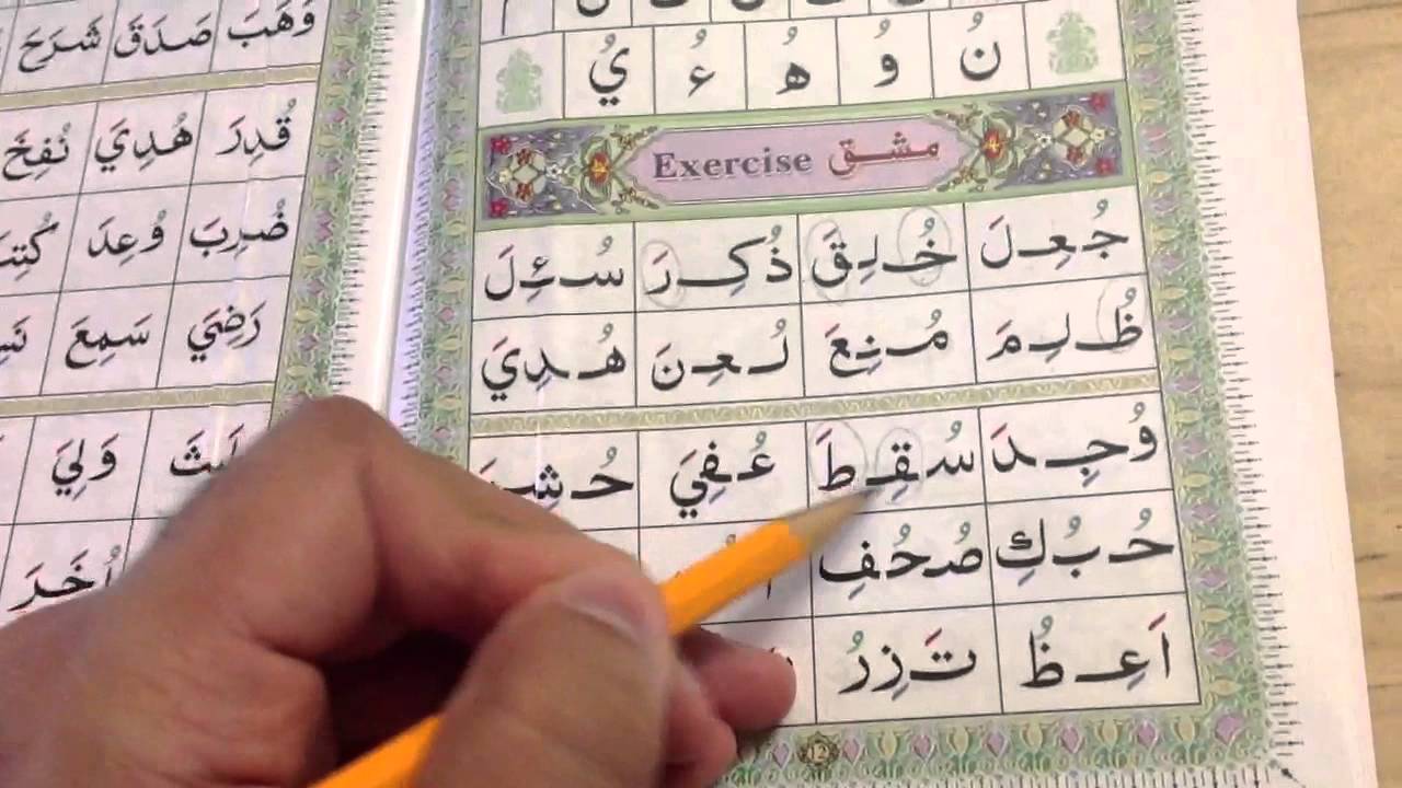 Ahsanul Qawaa'id Lesson 6-Exercise #1