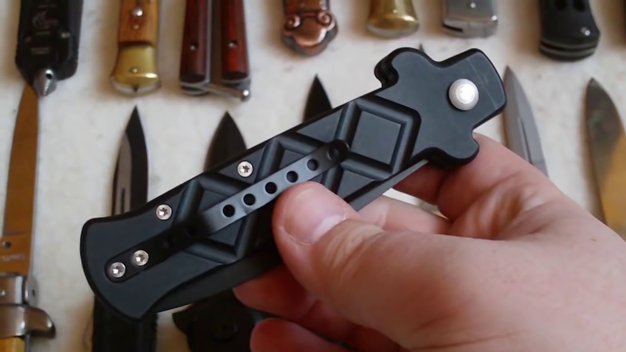 My Switchblade Knife Collection.AVI