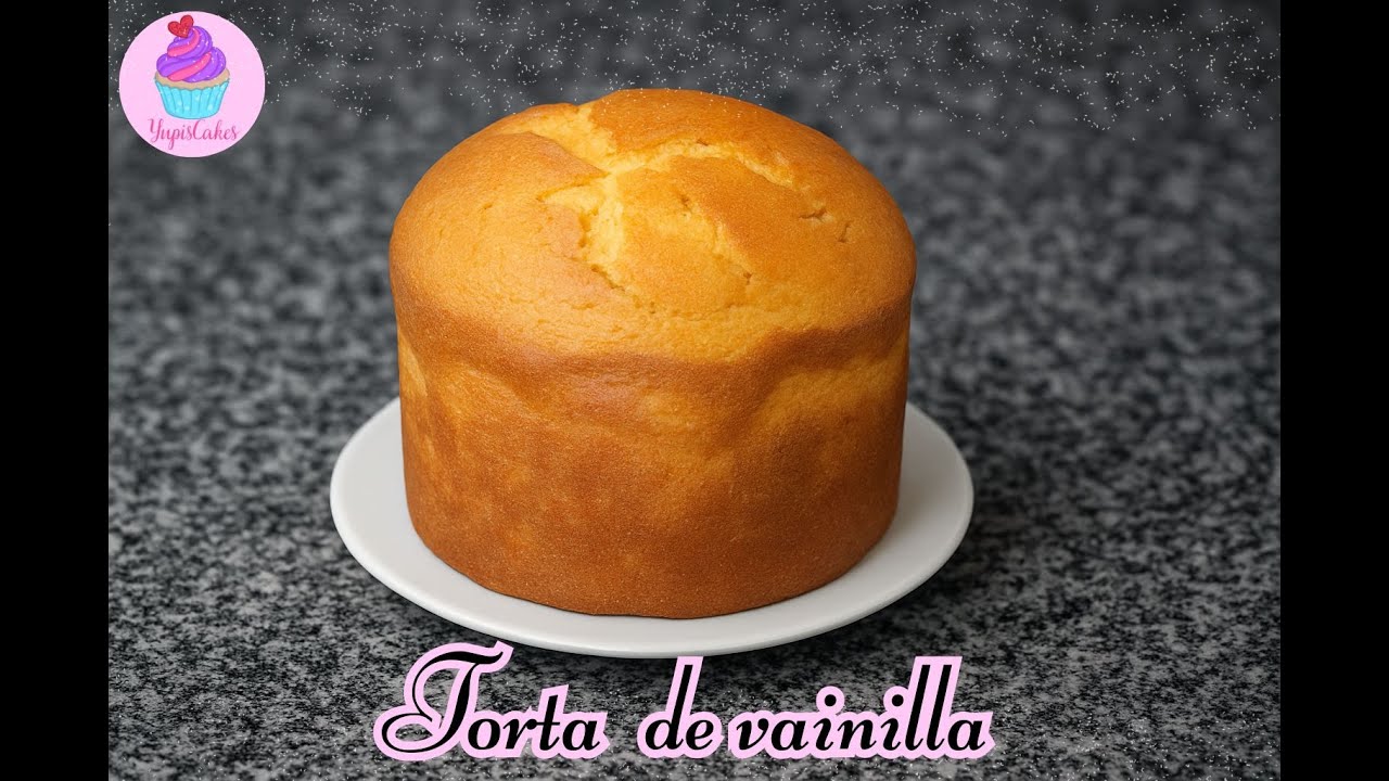 Torta de Vainilla Esponjosa y Fácil | Receta Casera Paso a Paso
