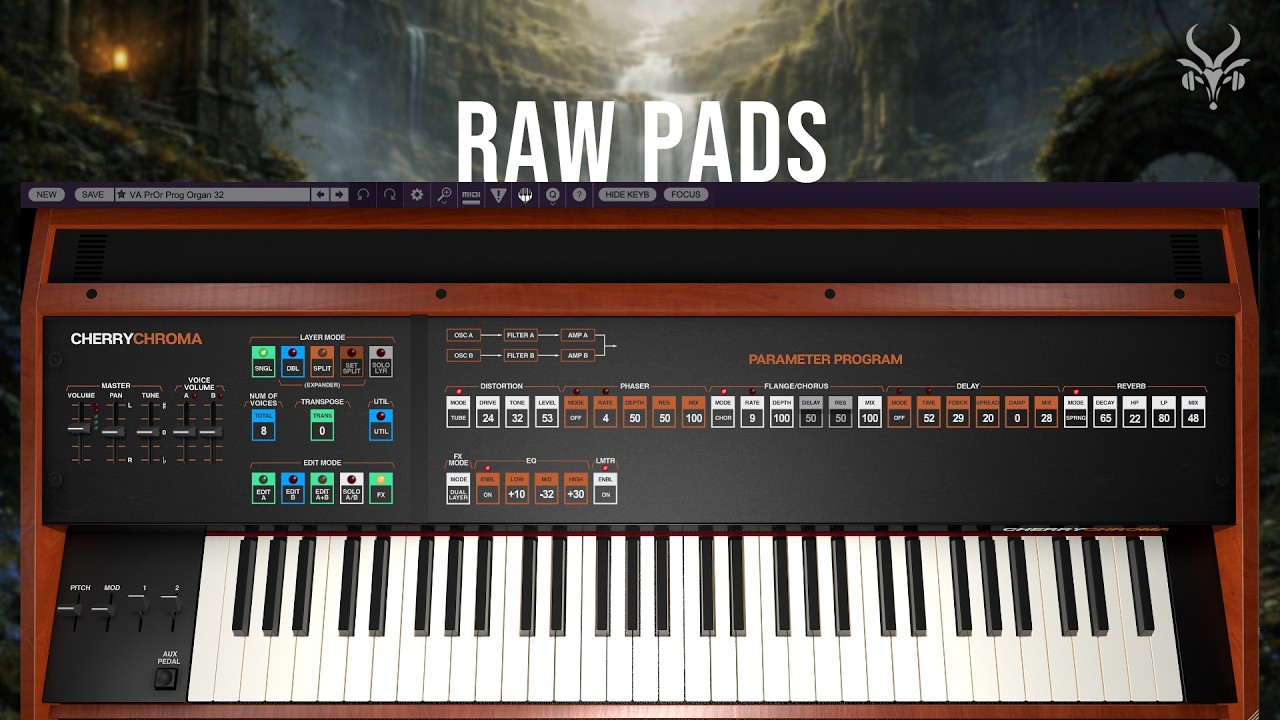Cherry Audio Chroma Presets &ndash; Vicious Antelope Cascade Depth | Vintage Pads for Prog Rock