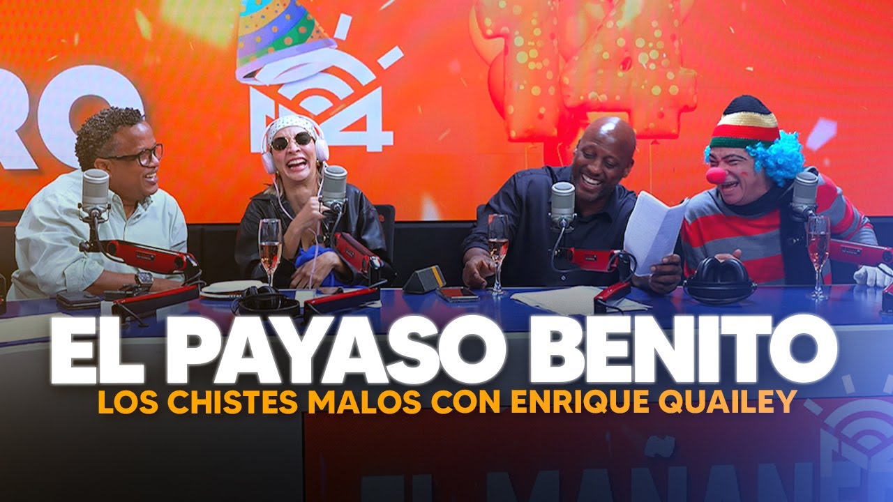 Enrique se roba el Show con sus chistes malos - El Payaso Benito (Miguel Alcántara)